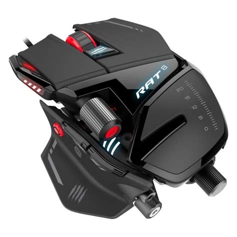 Mad Catz Souris Gamer RAT 8 Filaire Optique 11 Boutons 100