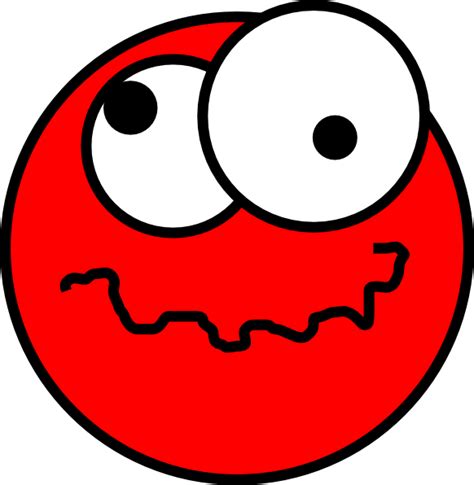 Smiley Emoticon Sadness Clip Art Red Sad Face Png Download 582596