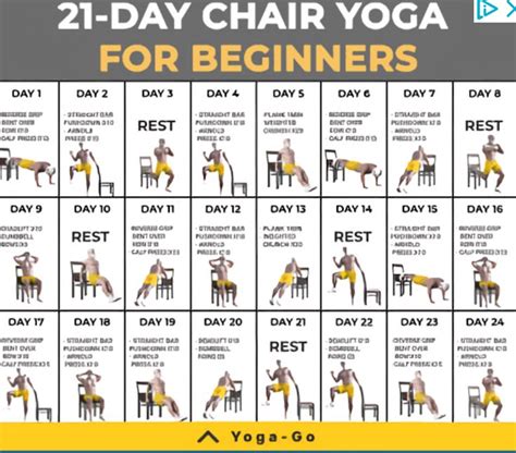 Pin By Stephanie Gajewski On Fitness Yoga For Beginners Chair Yoga