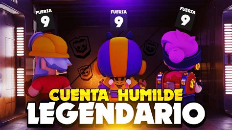 SUBO A LEGENDARIO Con Solo 3 BRAWLERS Al 9 BRAWL STARS YouTube