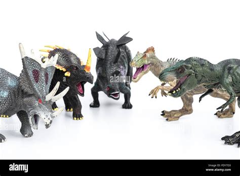 Tyrannosaurus And Stegosaurus And Styracosaurus And Allosaurus And