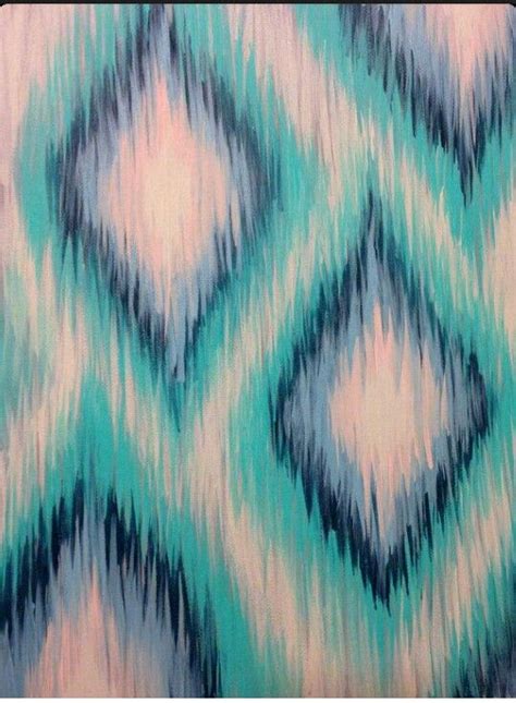 Pin By Lindsay Eaton On Artwork Ikat Art Cool Paintings Small