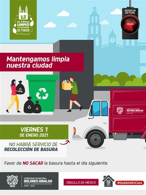 25 de diciembre y 1 de Enero No Habrá Servicio de Recolección de Basura