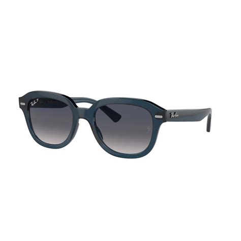 Ray Ban Rb Erik Opal Dark Blue Sunglasses Unisex