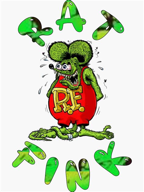 Rat Fink Rat Fink Sticker For Sale By Adlerart2023 Redbubble