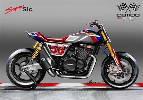 Racing Caf Honda Cb Tr Concept Eicma