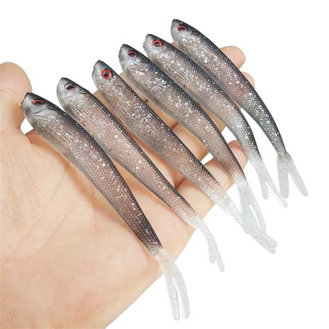 Pcs Soft Fishing Lure Shad Cm Cm Cm Soft Baits Minnow