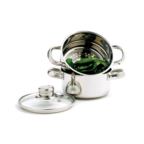 Norpro Stainless Steel Mini Food Steamer 1 quart Pot | Best Food ...