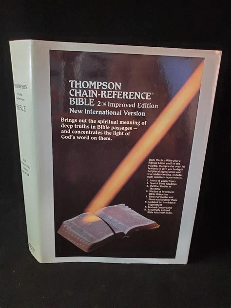 Thompson Chain Reference Bible 2nd Improved Edition New International