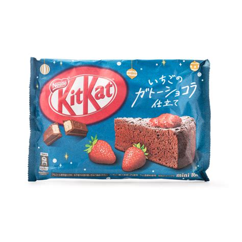 Get Nestle Kitkat Mini Chocolate Strawberry Gateau Chocolate Flavor