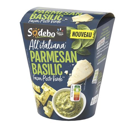 Acheter Sodebo All Italiana Parmesan Basilic Fa On Pesto Verde G