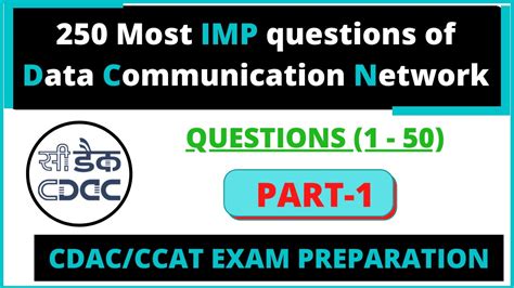 Data Communication Network Dcn Imp Mcqs Cdac Ccat Exam