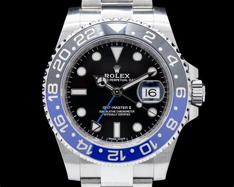 Rolex Blnr Gmt Master Ii Ceramic Black Blue Ss