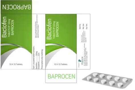 Baclofen 10 Mg Tablets At 107 Stripe General Tablets In Surat ID