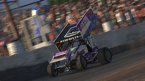 Edens Bounces Back To Win IRacing World Of Outlaws Carquest Sprint Car