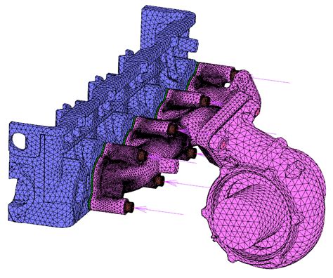 Finite Element Model For Heat Transfer And Non Linear Static Analysis