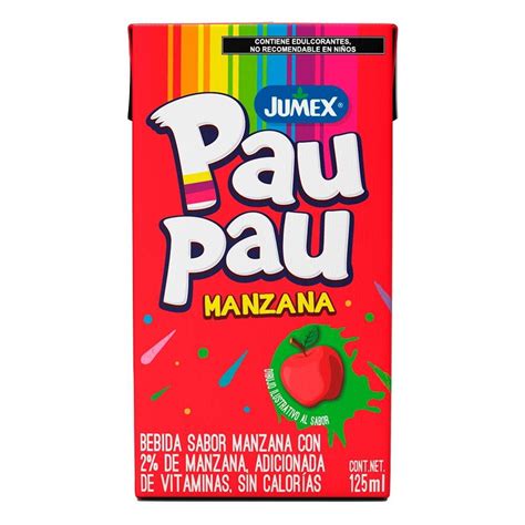 Bebida Jumex Pau Pau Sabor Manzana 125 Ml Walmart