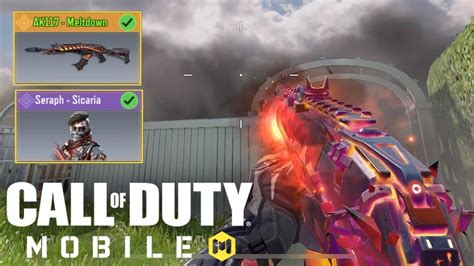 Gameplay Of The New Legendary Ak117 Skin In Cod Mobile Youtube