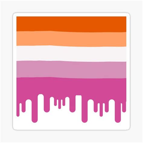 Lesbian Pride Sticker For Sale By Incrediblell Redbubble