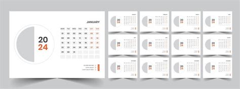 Kalender Planner Corporate Sjabloon Ontwerpset Week Begint Op