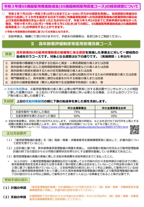 【助成金・補助金】令和4年度 65歳超雇用推進助成金 厚労省 さいたま市浦和区の飯塚行政書士事務所