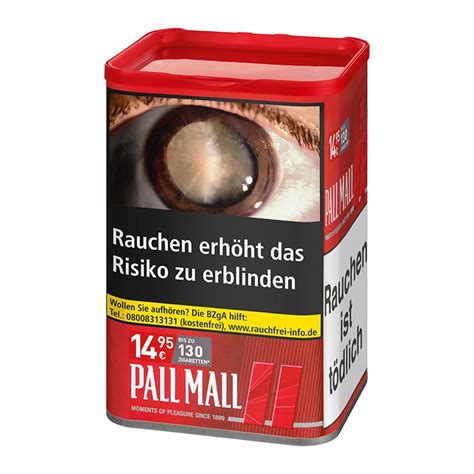 Zigarettentabak Pall Mall Red Volumen XL 60 g TABAK BÖRSE24 de