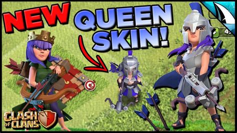 NEW Queen Skin Gladiator Gameplay Clash Of Clans YouTube