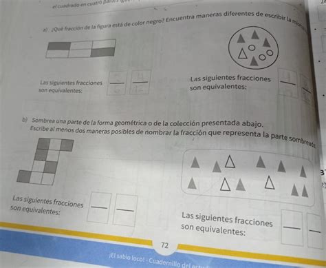 sombrea una parte de la forma geométrica de la colección presentada