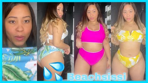 BEACHSISSI TRY ON BIKINI HAUL YouTube