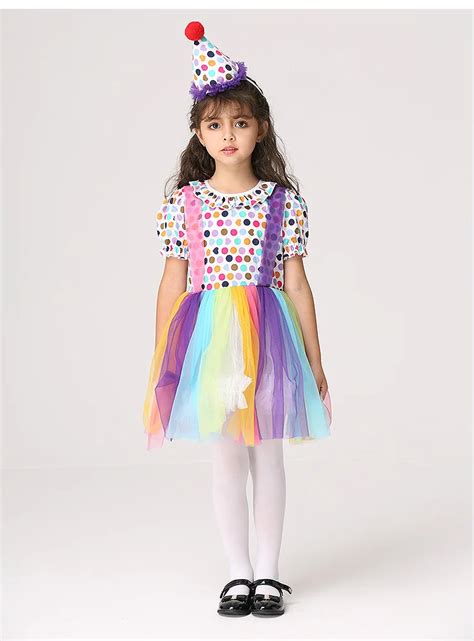 Nuovo Anno Bambine Colorate Voile Maglia Arcobaleno Vestito Bello