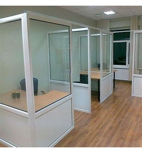 Silver Aluminum Office Cabin Partition At Rs Sq Ft In Ghaziabad