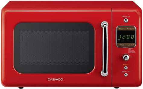 Daewoo Retro Red Microwave Oven Review - Red Microwaves