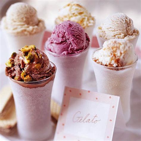 Italian Desserts Gelato