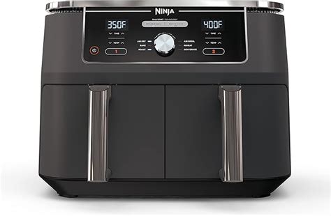 Ninja DZ401 Foodi 10 Quart 6 In 1 DualZone XL 2 Basket Air Fryer With 2