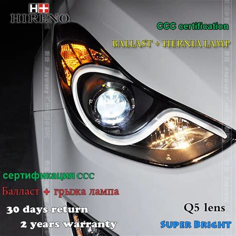 Hireno Headlamp For Hyundai Elantra Avante Headlight Assembly