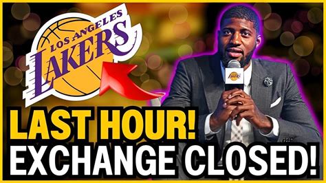 Urgent Lakers Alert Paul George S Shocking Return To La Is It The