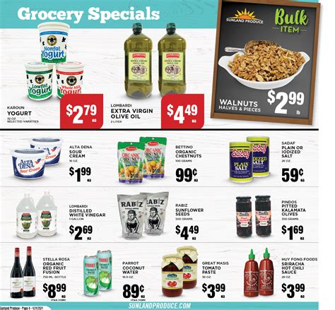 Weekly Specials | Sunland Produce