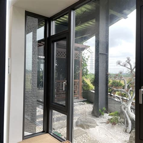 Foshan Aluminium Aluminum Triple Laminatied Glass Casement Awning Tilt