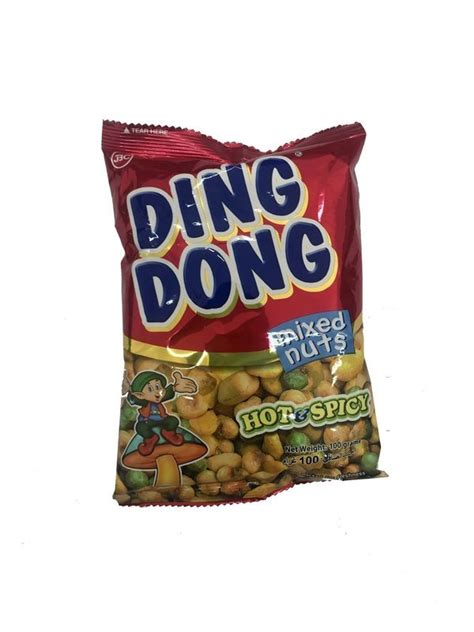 Ding Dong Mixed Nuts Hot And Spicy 100g