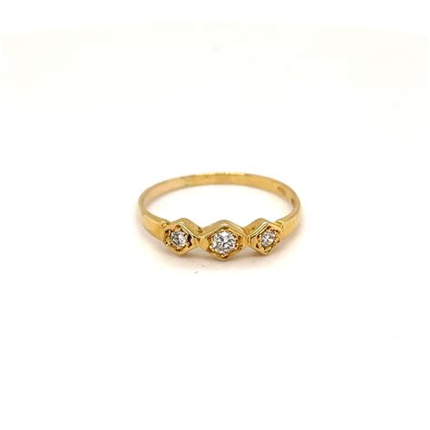 Gatsby Gold Diamond Maya Ring Joulberry