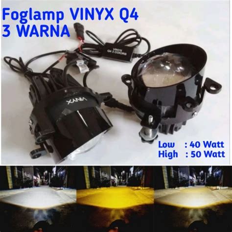 Jual Foglamp VINYX Q4 Biled Projektor 3 Warna Shopee Indonesia