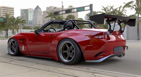 2016 Mazda Miata Gets Rocket Bunny Wide Bodykit Goes Extremely Wild