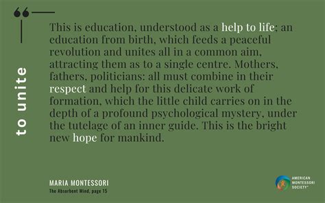 Maria Montessori Quotes On Practical Life