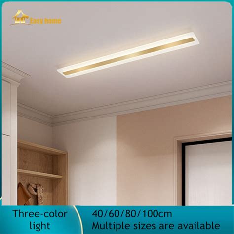 Easyhome Led Aisle Lamp Three Color Light Simple Balcony Ceiling Light