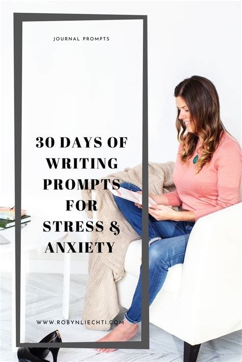 30 Journal Prompts For Relief Of Stress And Anxiety Free Printable