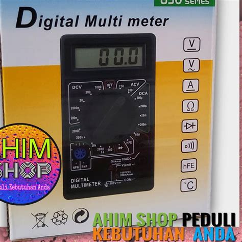 Jual Suoer DT830D Multitester Digital Multimeter Avometer Pocket Alat