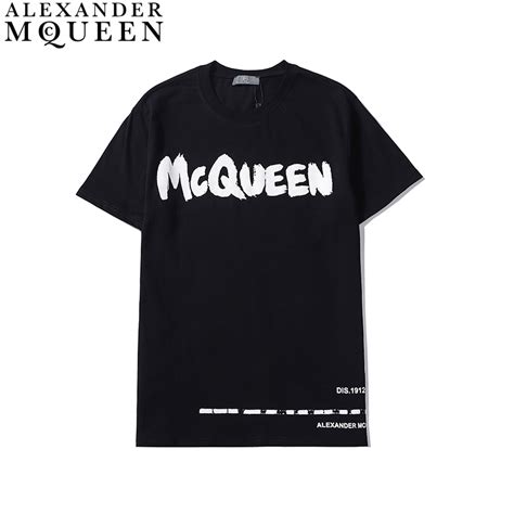 Cheap Alexander McQueen T Shirts Short Sleeved For Men 836002 Replica