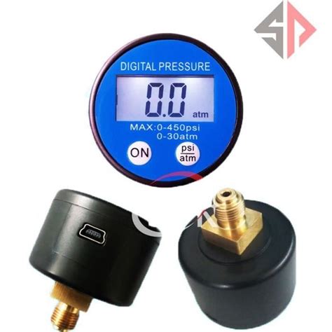 Manomètre de jauge de pression à piles 40mm 5V 450psi RS232 USB