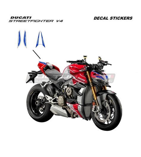 Autocollants De Queue Design S CORSE Ducati Streetfighter V4 V2