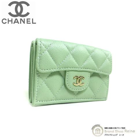 Chanel Caviar Skin Matlasse Classic Small Flap Wallet Gem